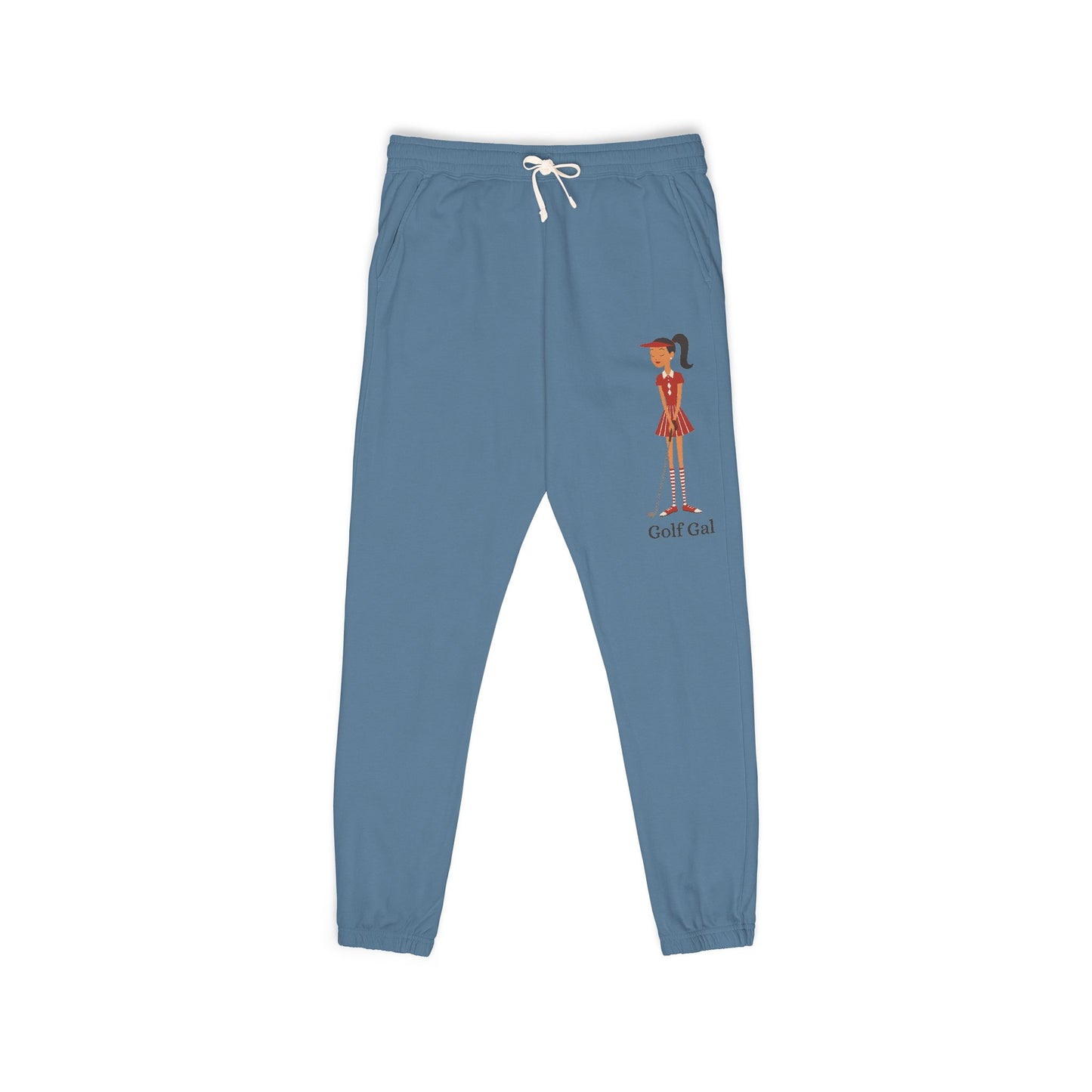 Golf Gal Garment-Dyed Fleece Sweatpants Ruby