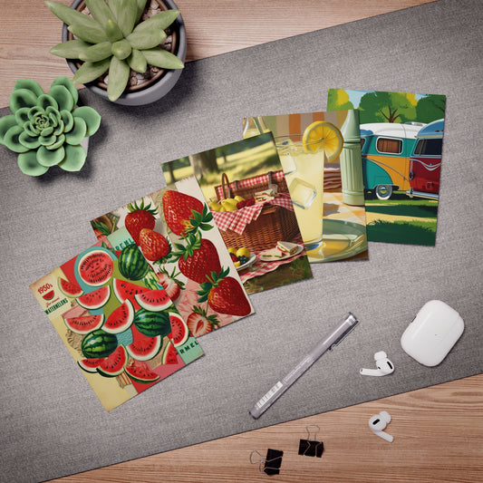 fun picnic Greeting Cards (5-Pack)