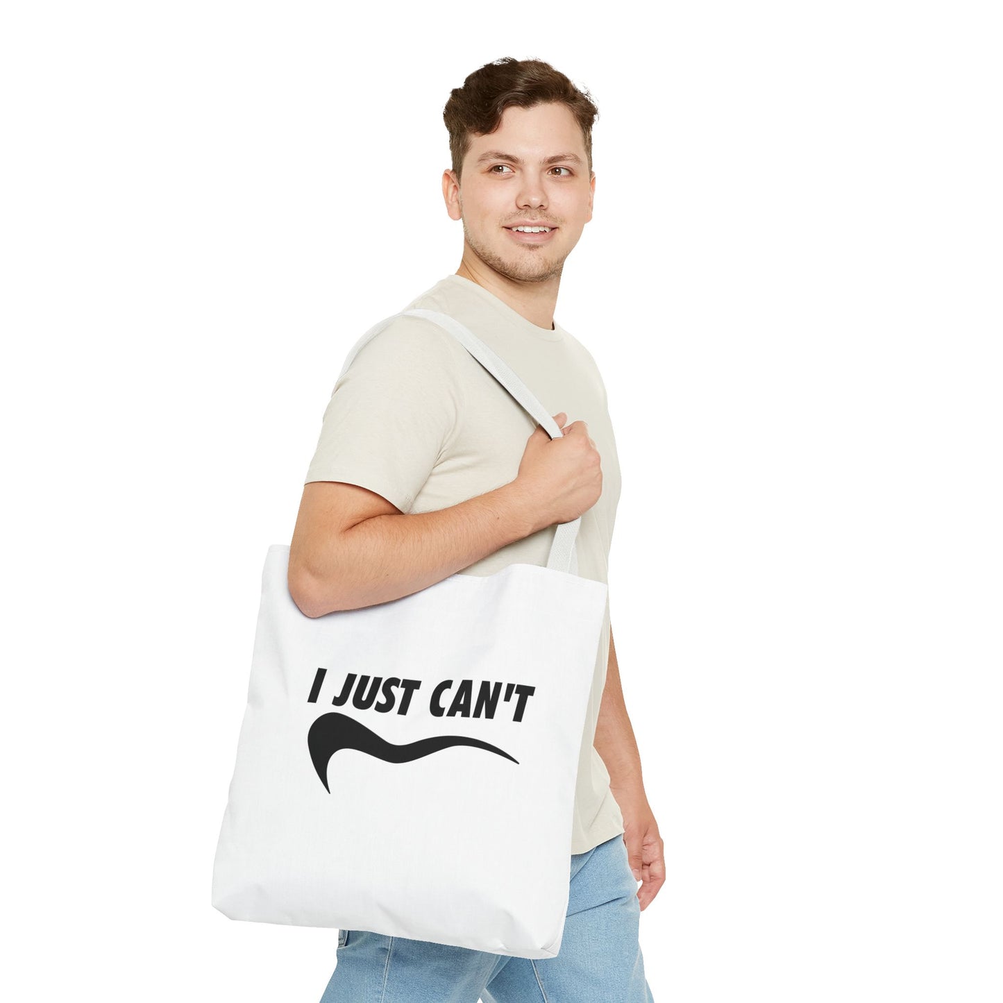 White I just can't Tote Bag