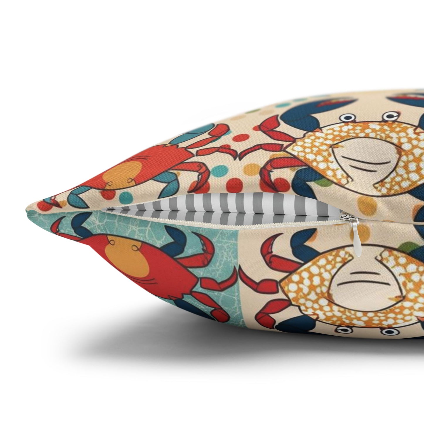 Crab Canvas Pillow cover
