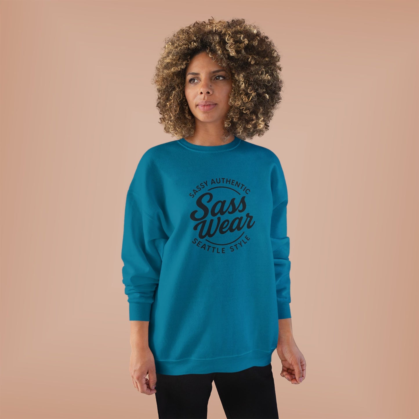 Sass Wear Unisex Eco-Friendly Crewneck Sweatshirt