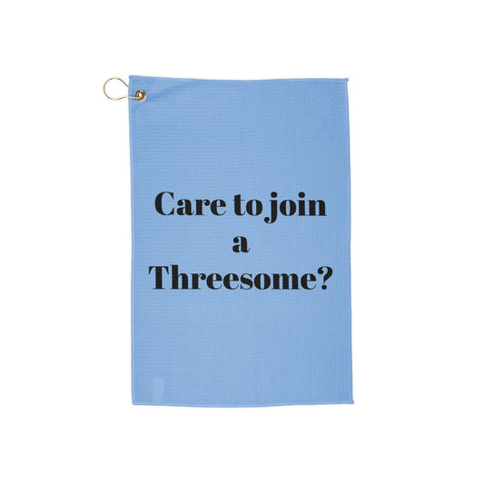 blue Threesome Golf Towels