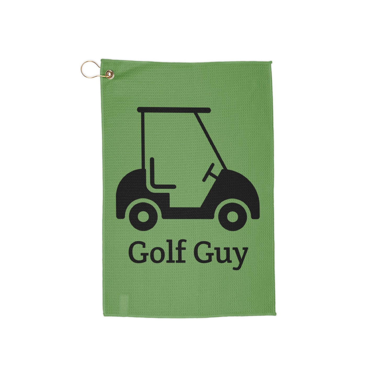 green golf guy cart Golf Towels