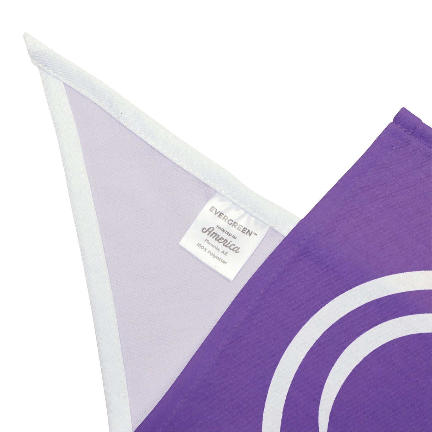 purple with white smiley face Pet Bandana