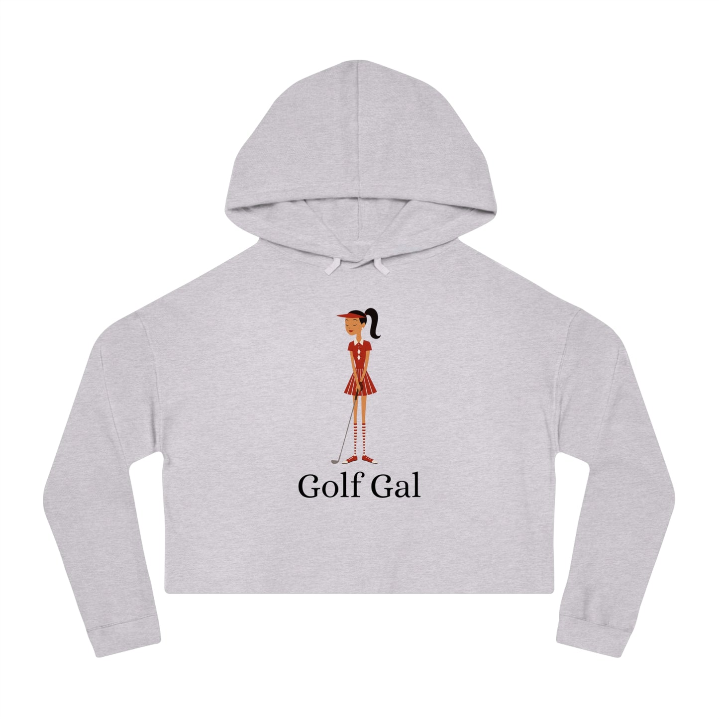 Golf Gal Women's Cropped Sweatshirt Ruby