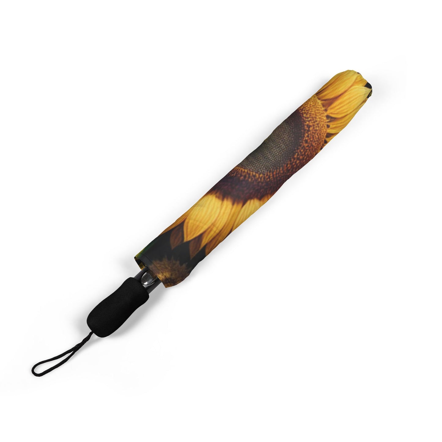sunflower Umbrella - Semi-Automatic Foldable Design