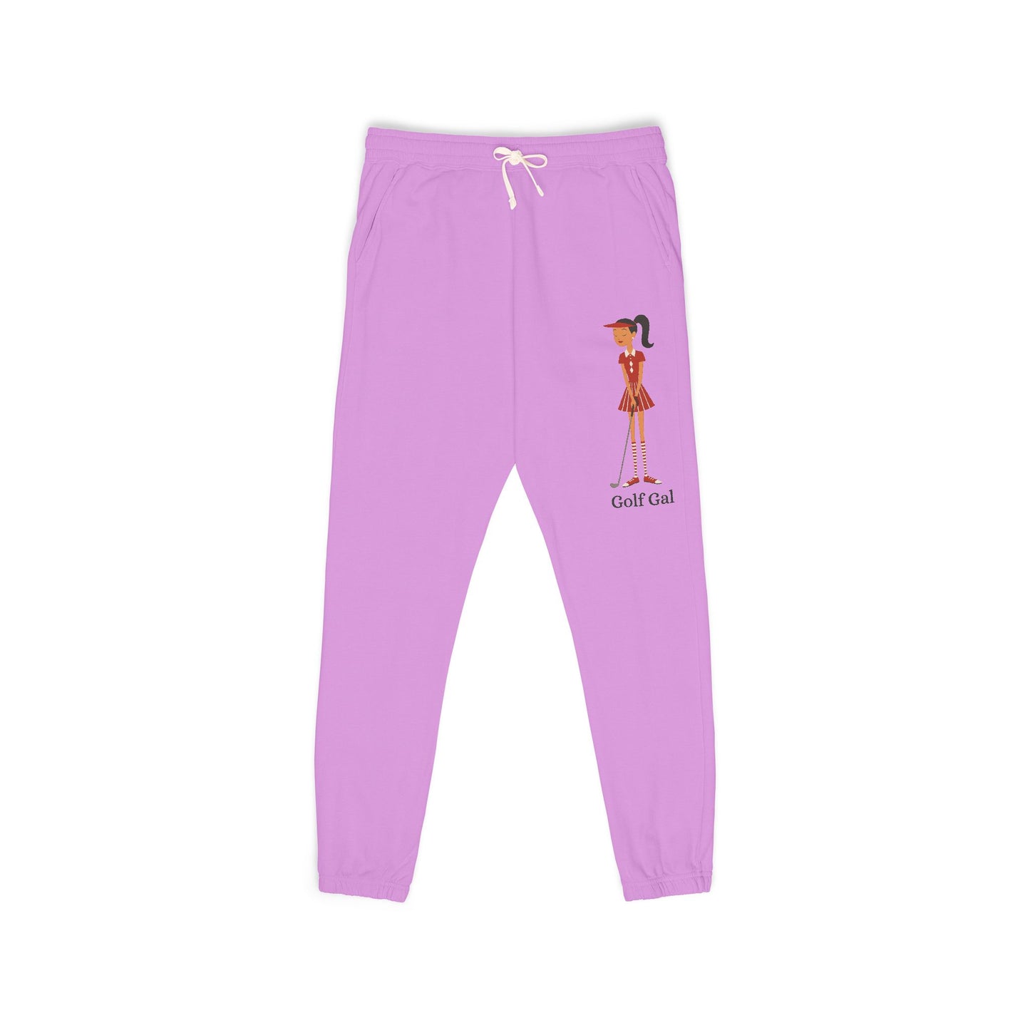 Golf Gal Garment-Dyed Fleece Sweatpants Ruby