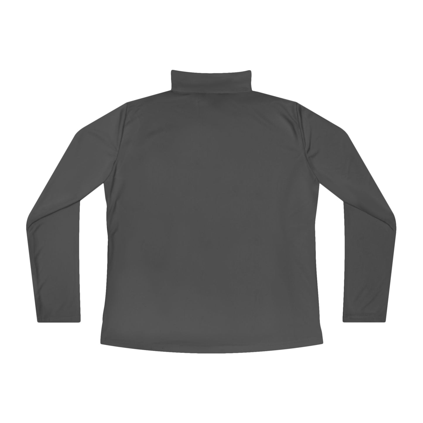 Swing Like A Girl Silhouette Ladies Quarter-Zip Pullover