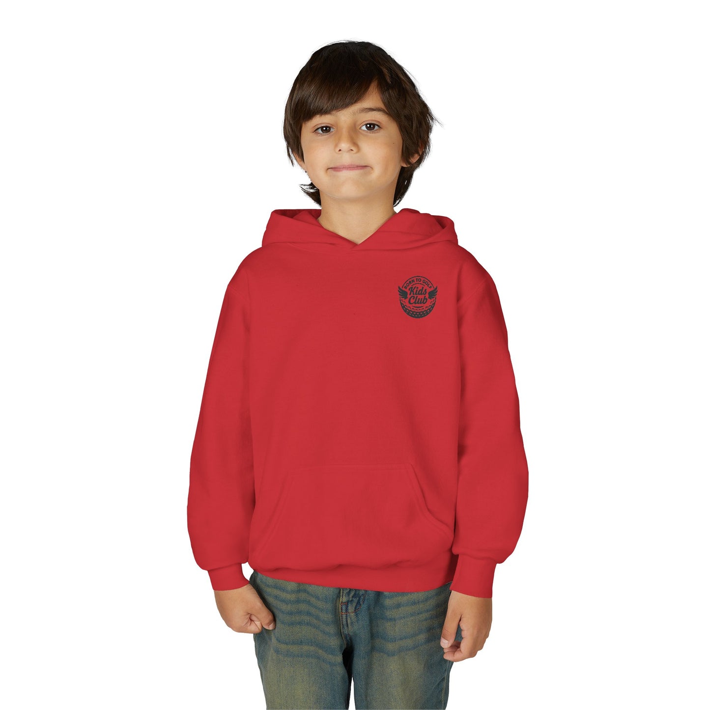 Club Eagle Born To Golf Youth Hoodie