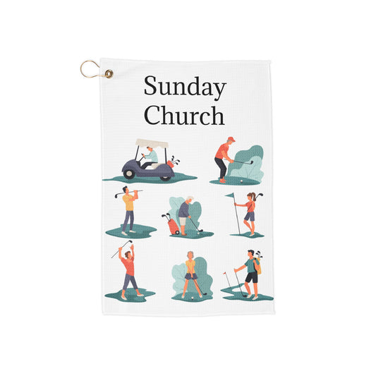Sunday church Golf Towel