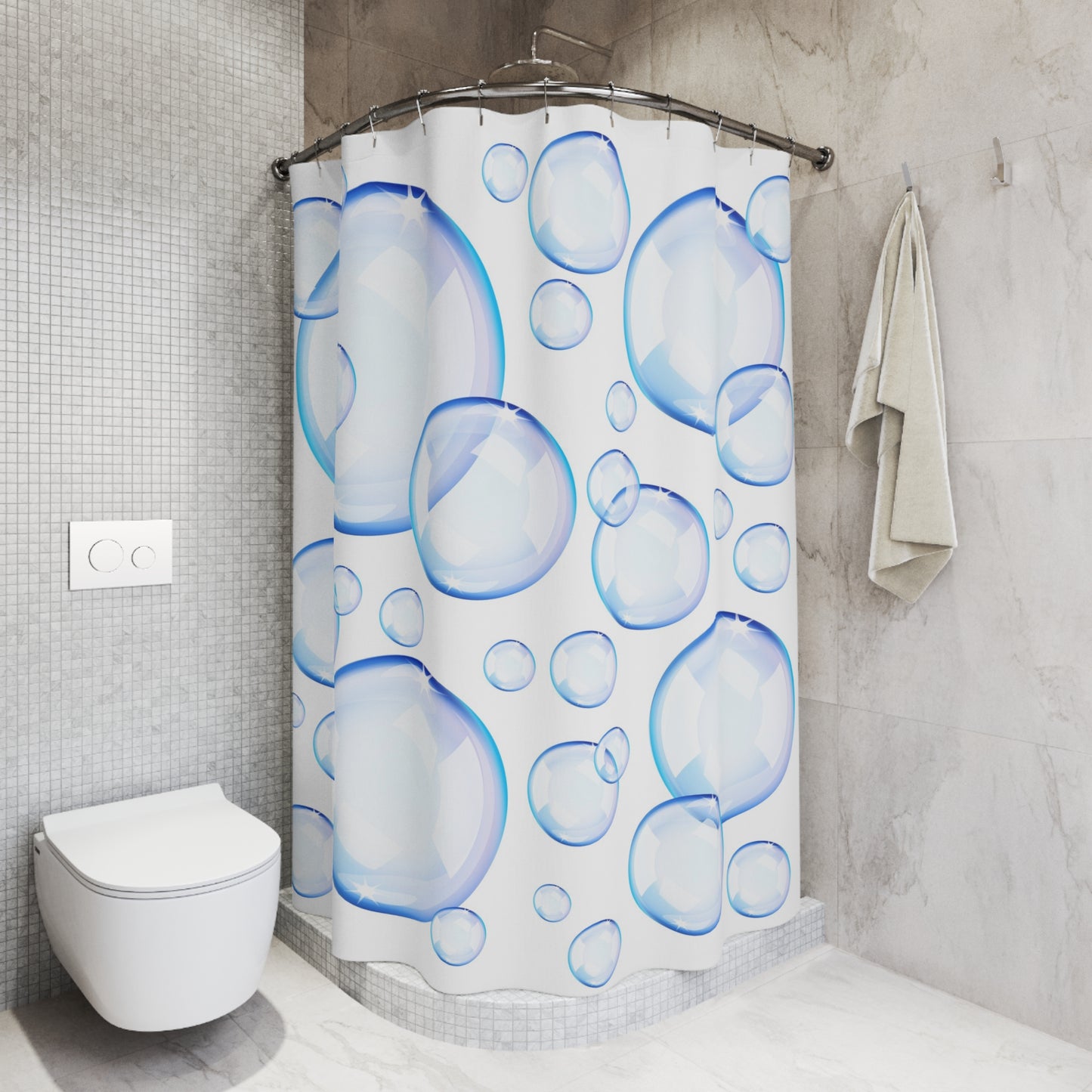 Bubbles Shower Curtains
