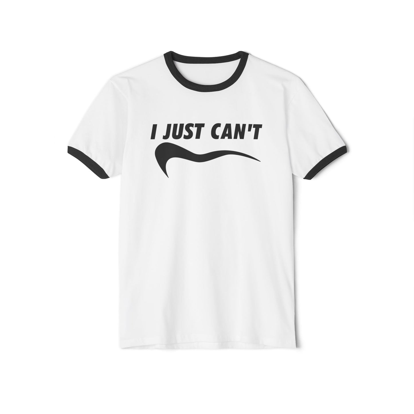 I just cant Unisex Cotton Ringer T-Shirt