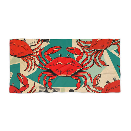 Crab Beach Towel