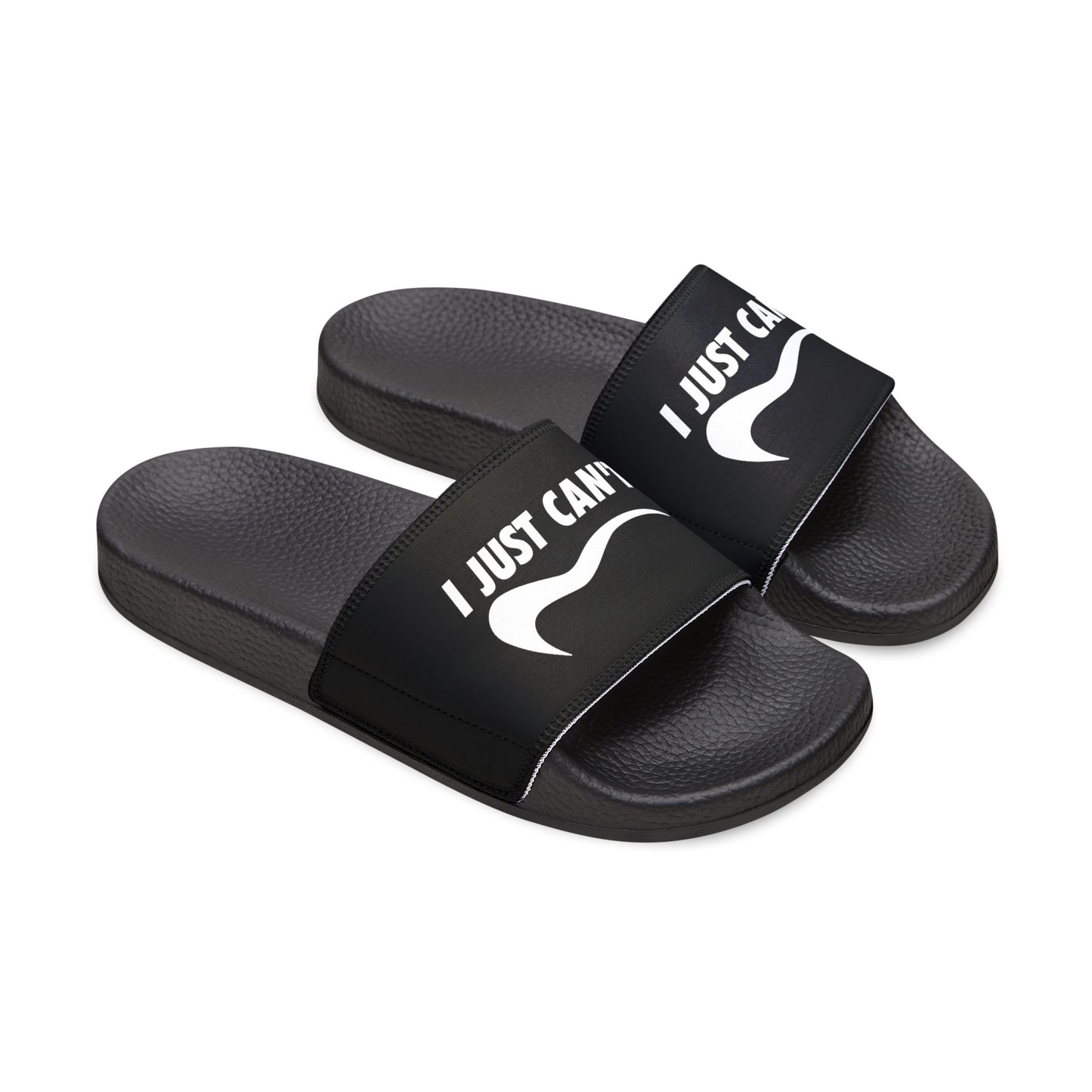 Black I Just Can't Youth Sandals