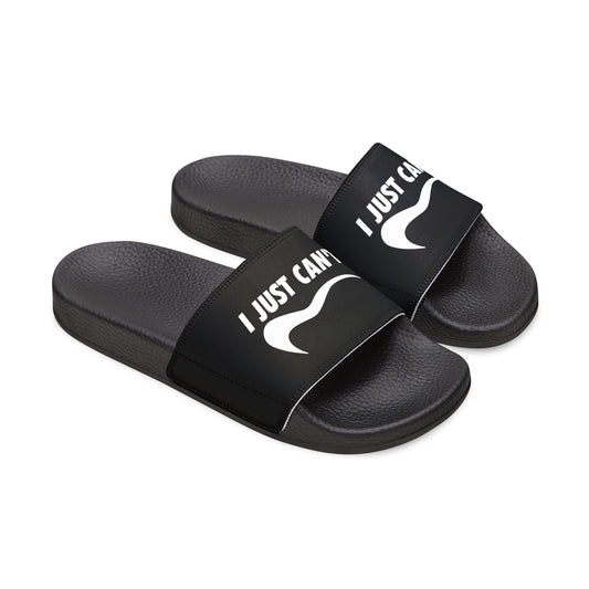 Black I Just Can't Youth Sandals