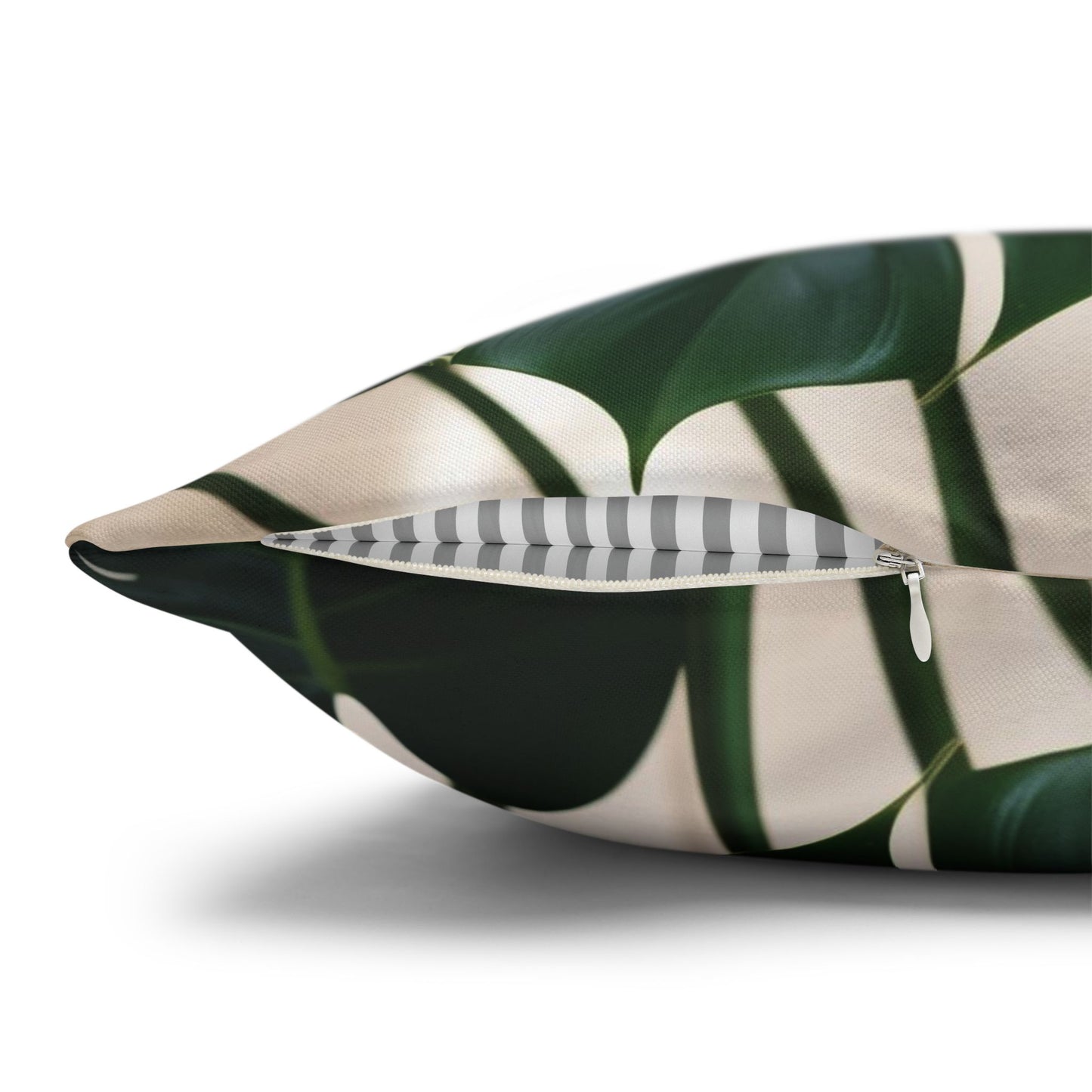 monstera leaves Canvas Pillow cover