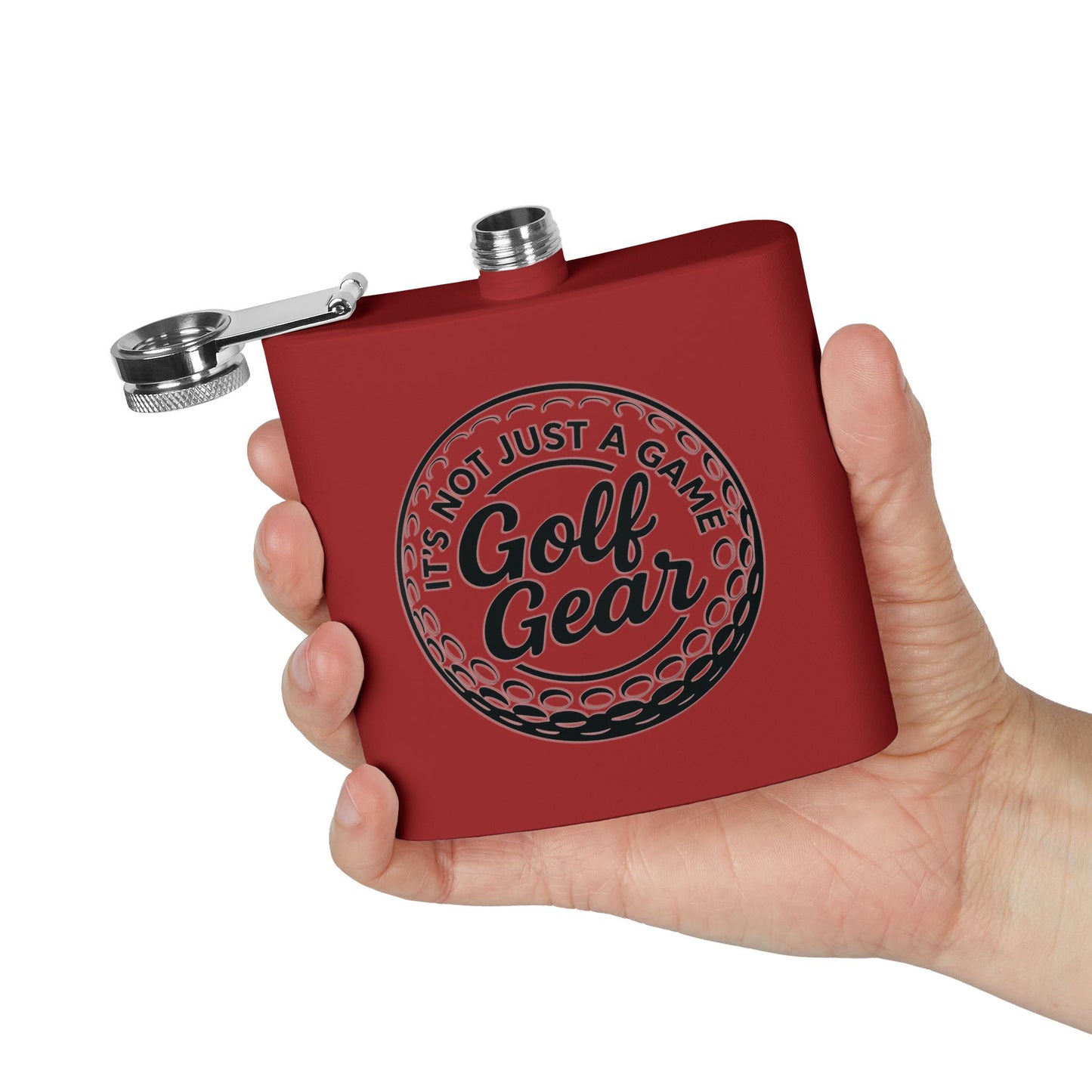 Golf Gear Sleek Stainless Steel Flask