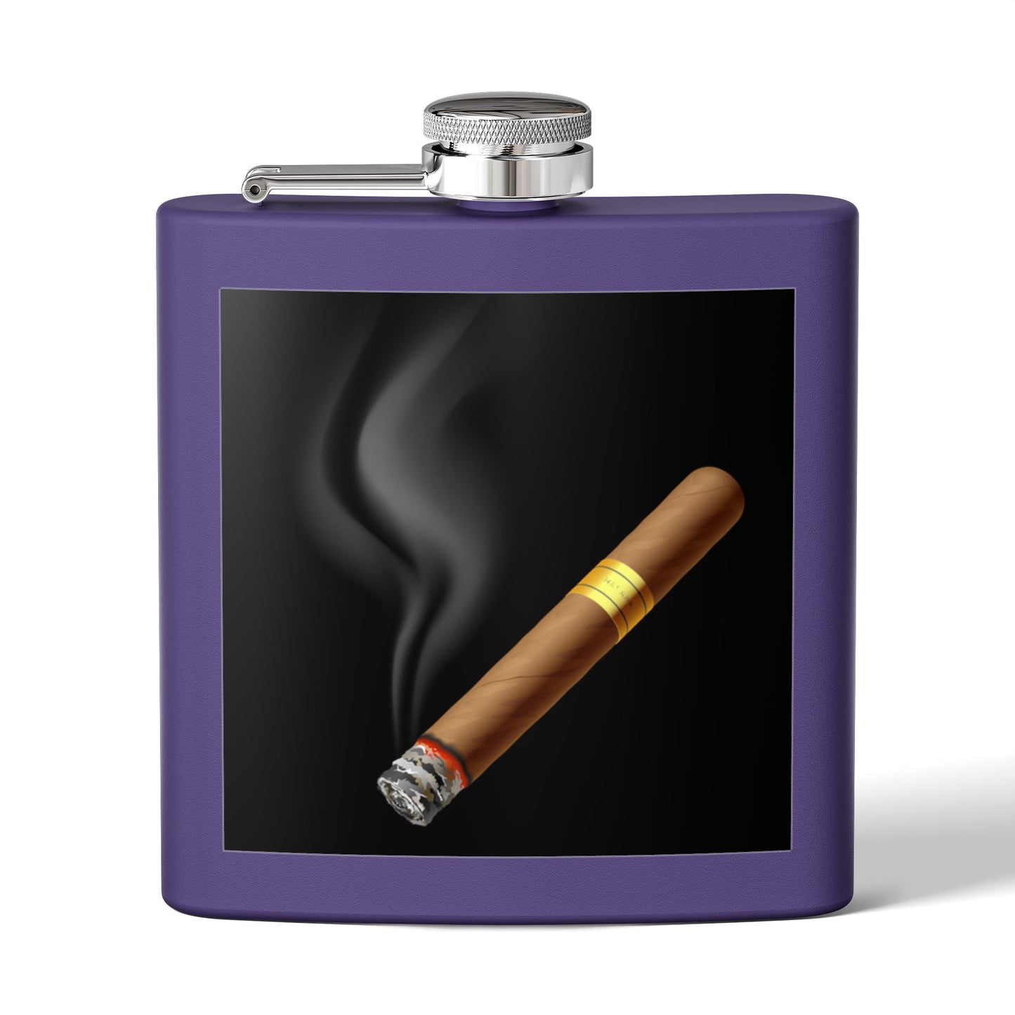 Cigar Sleek Stainless Steel Flask
