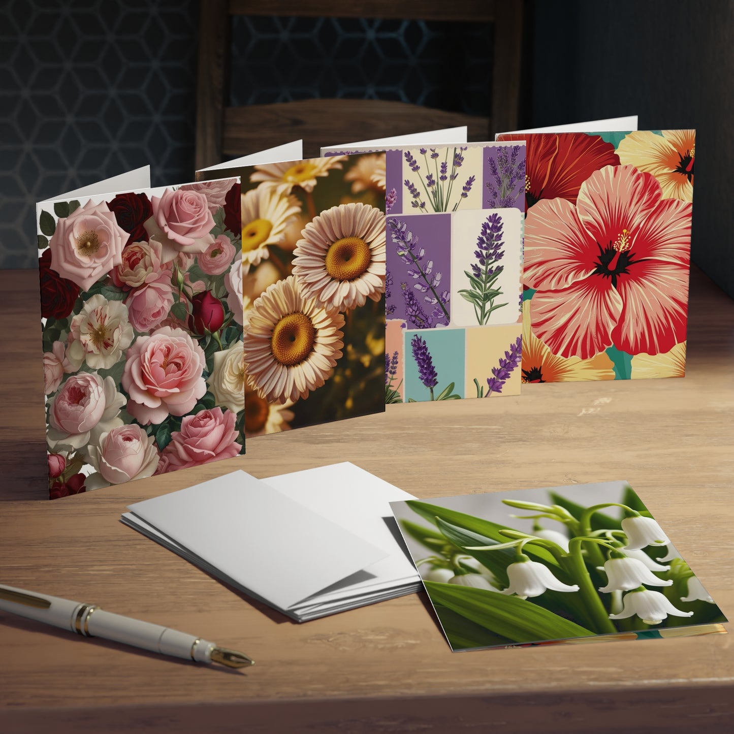 flowers variety Greeting Cards (5-Pack)