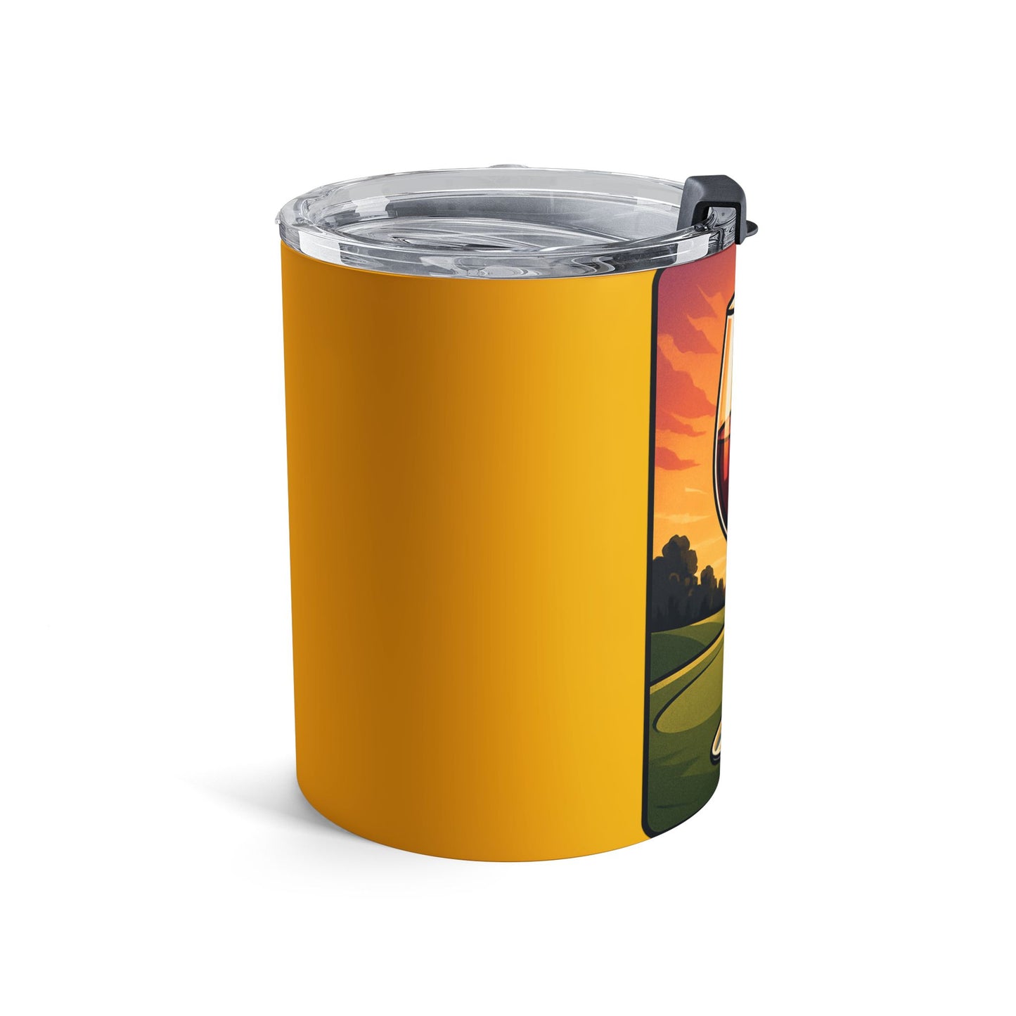 Sunset Wine and Golf Whiskey/Wine Tumbler