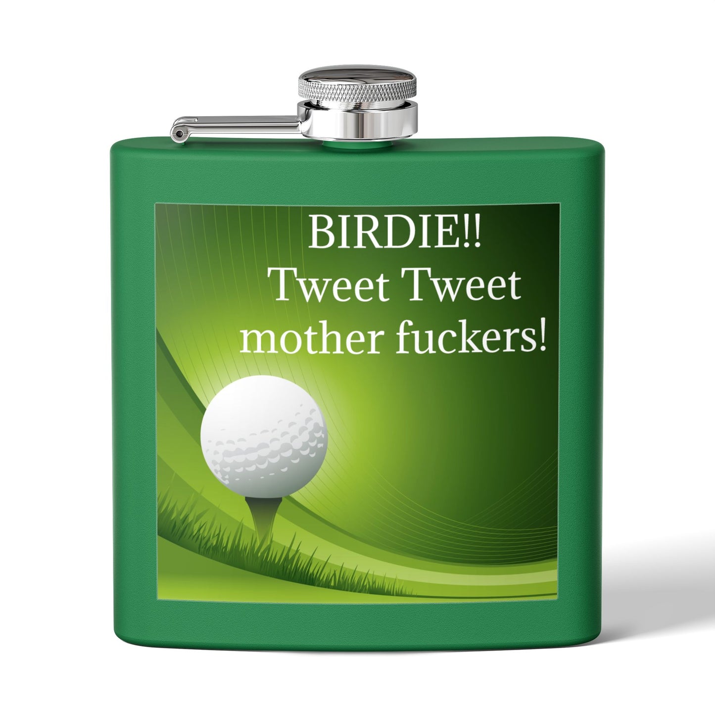 Birdie Tweet Tweet Sleek Stainless Steel Flask
