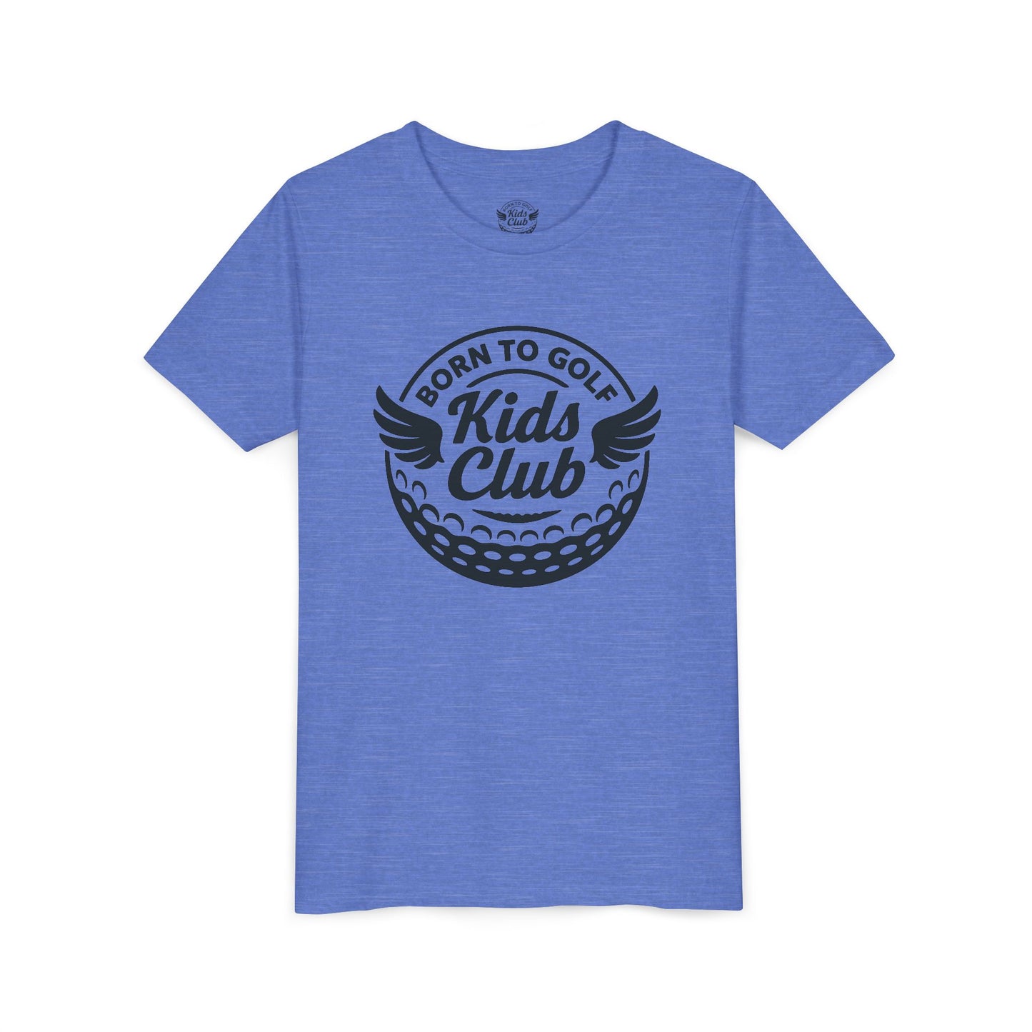 Kids Club Logo Born To Golf Youth Tee
