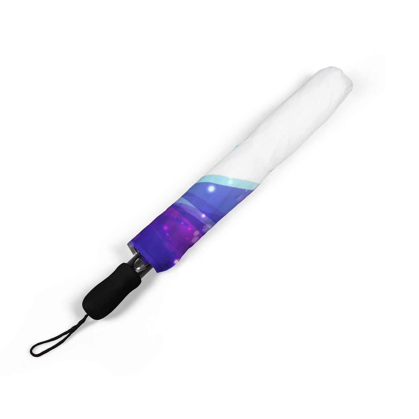 water color butterfly Umbrella - Semi-Automatic Foldable Design
