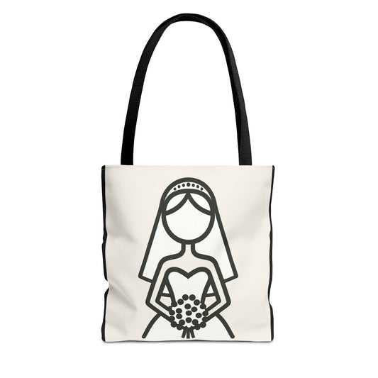 romantic bride Tote Bag