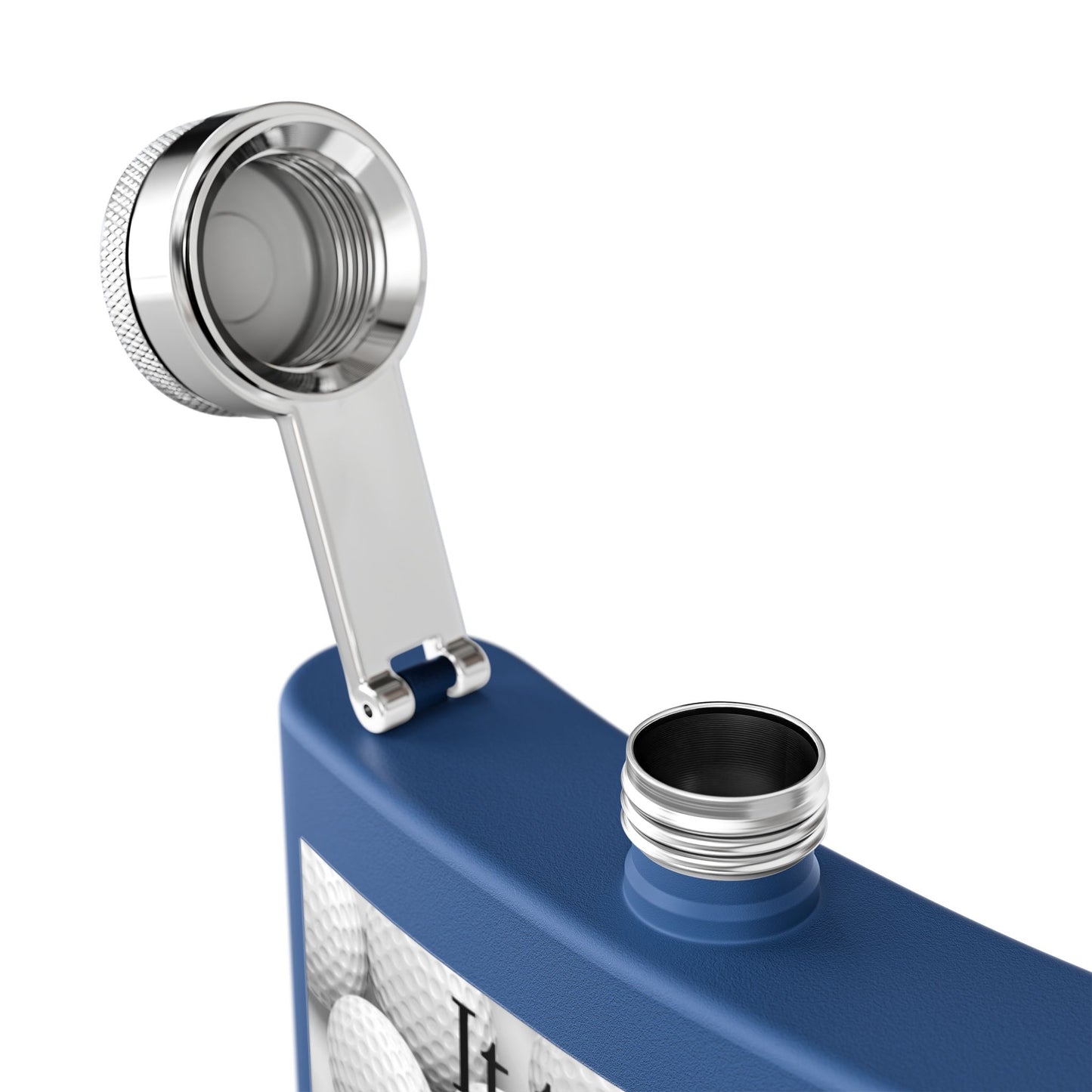 A Lot of Balls Sleek Stainless Steel Flask