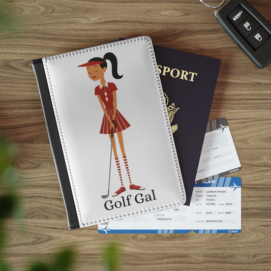 Golf Gal Passport Cover Ruby