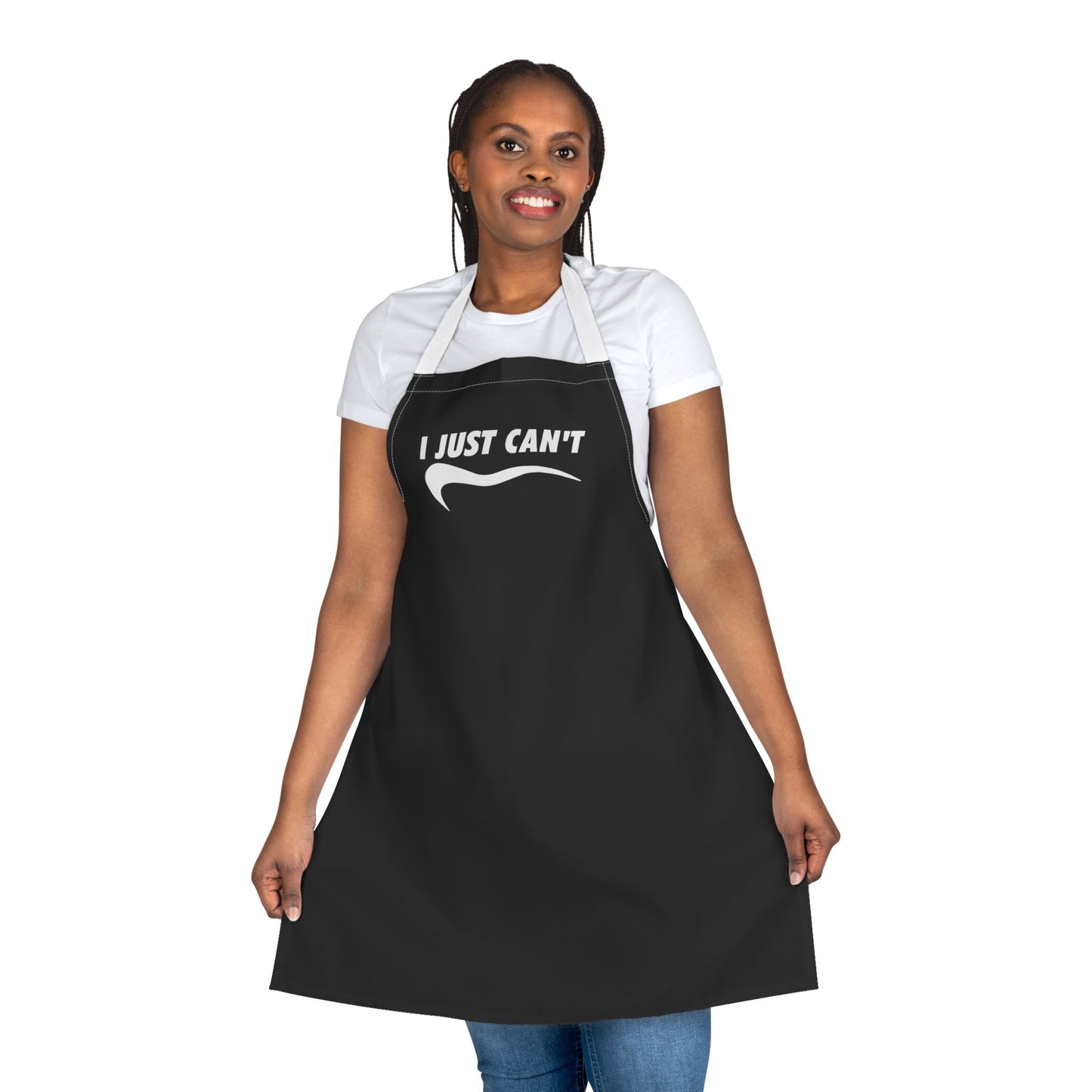 black I just Can't  Apron