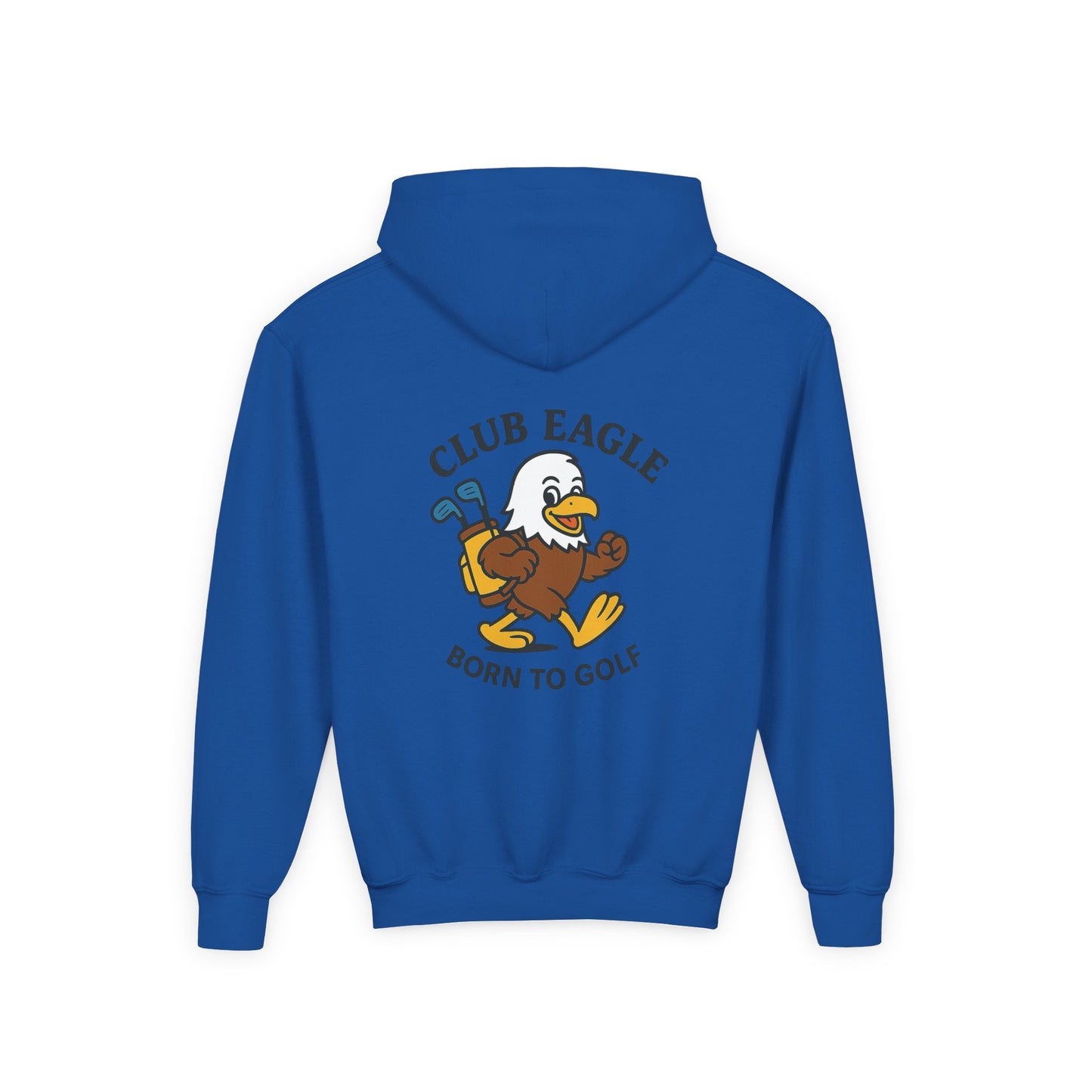 Club Eagle Born To Golf Youth Hoodie
