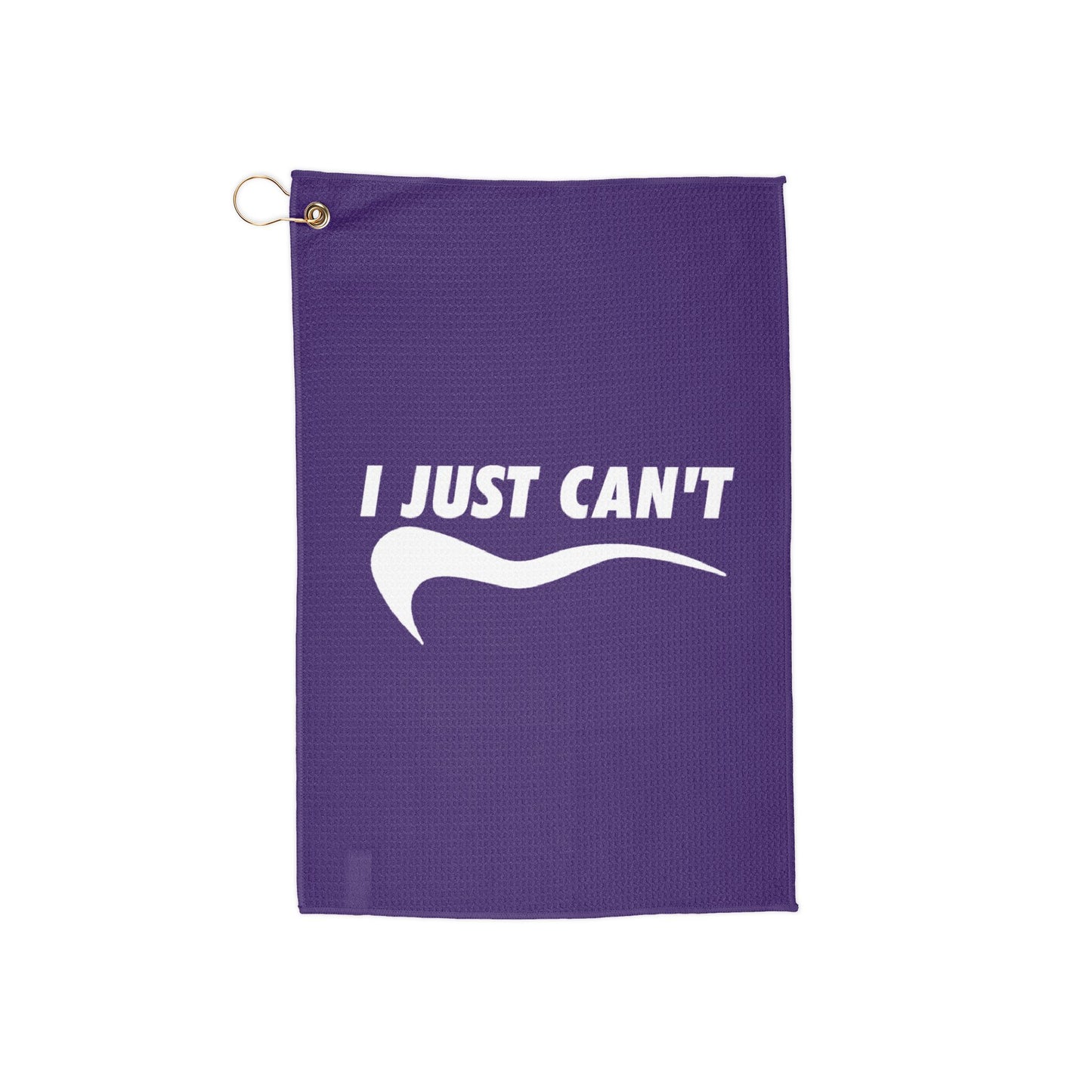 purple I just can't Golf Towel