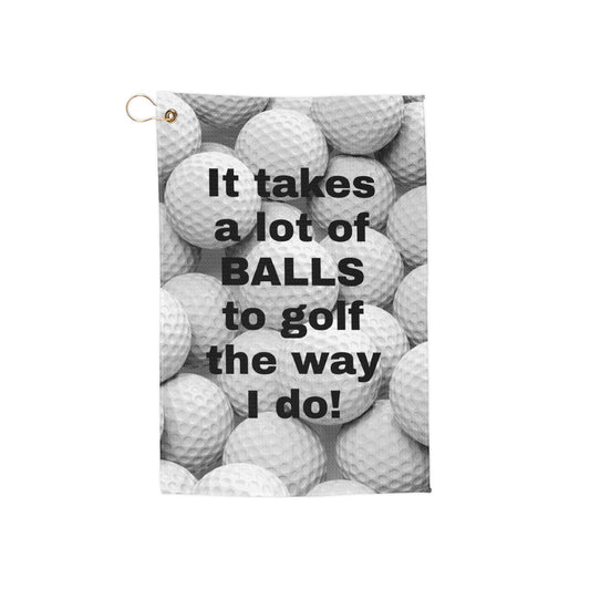 a lot of balls Golf Towels