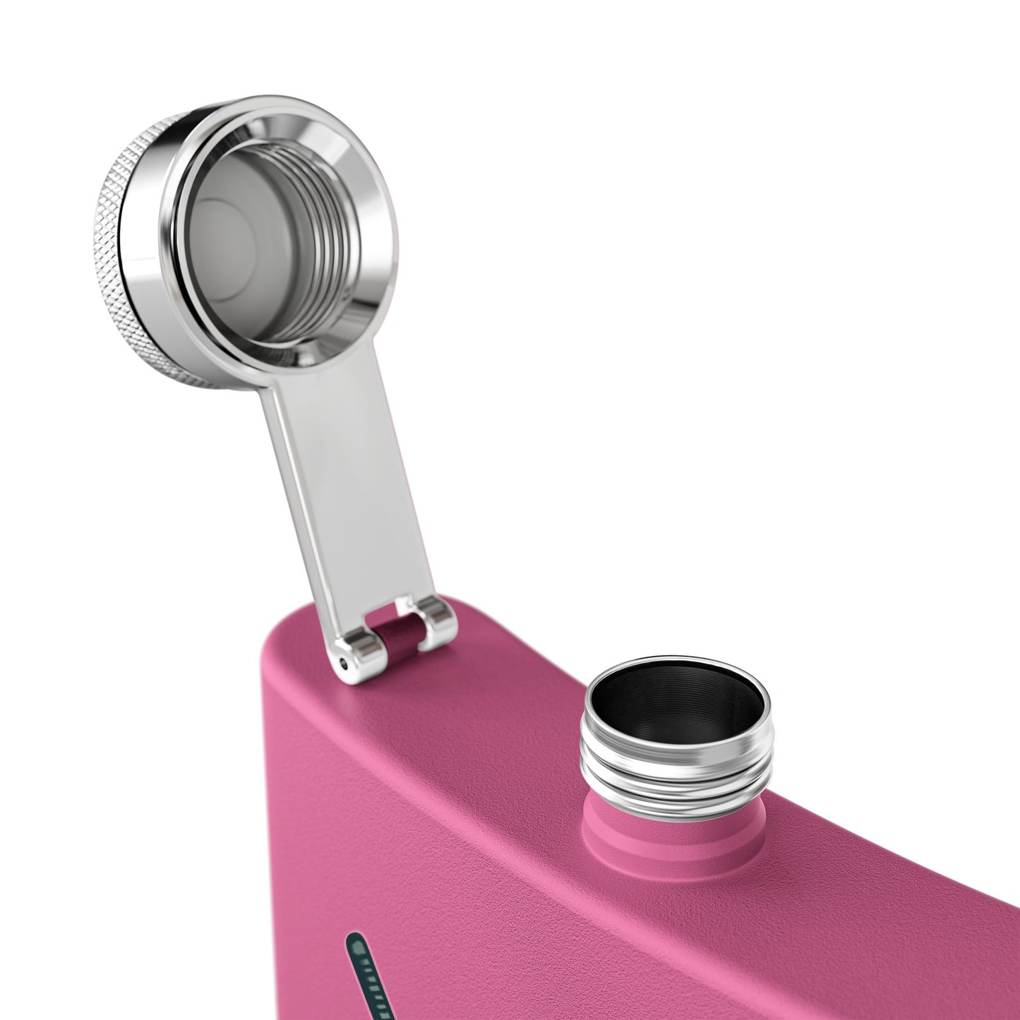 Golf Clubs and Wine Sleek Stainless Steel Flask