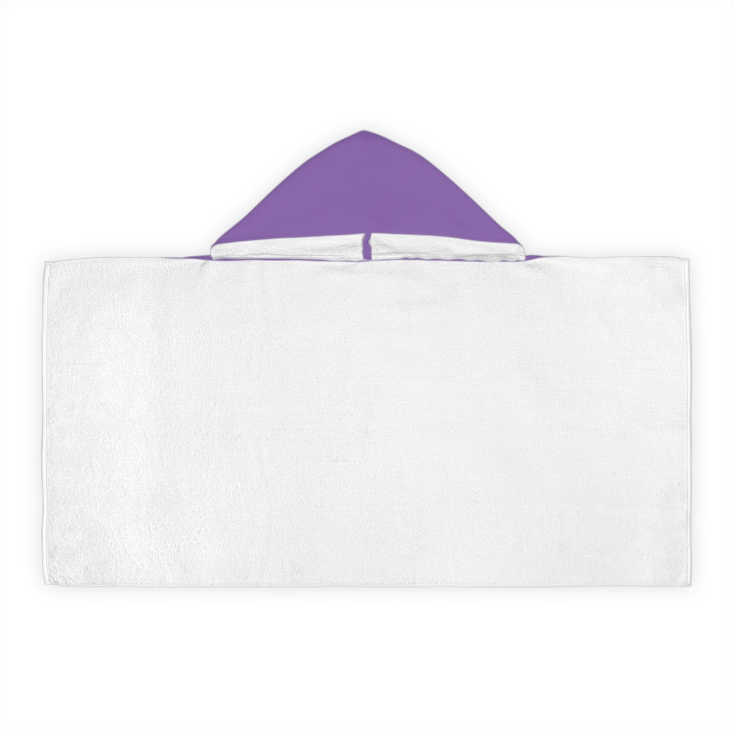 Purple Smiley Face Kids Hooded Towel/ Beach Cover-Up