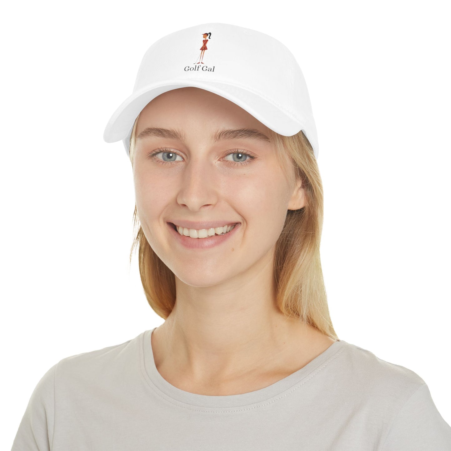 Golf Gal Low Profile Baseball Cap Ruby