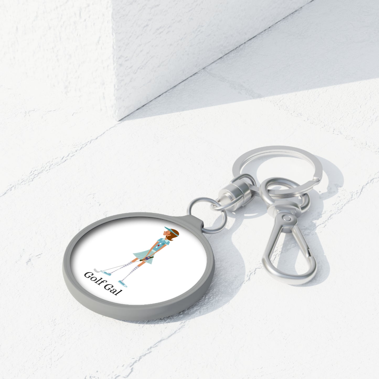 Golf Gal Keyring Tag Lily