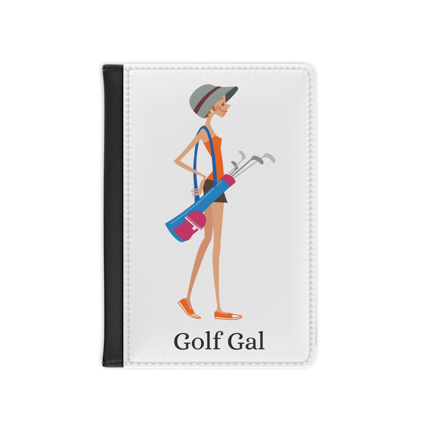Golf Gal Passport Cover Poppy