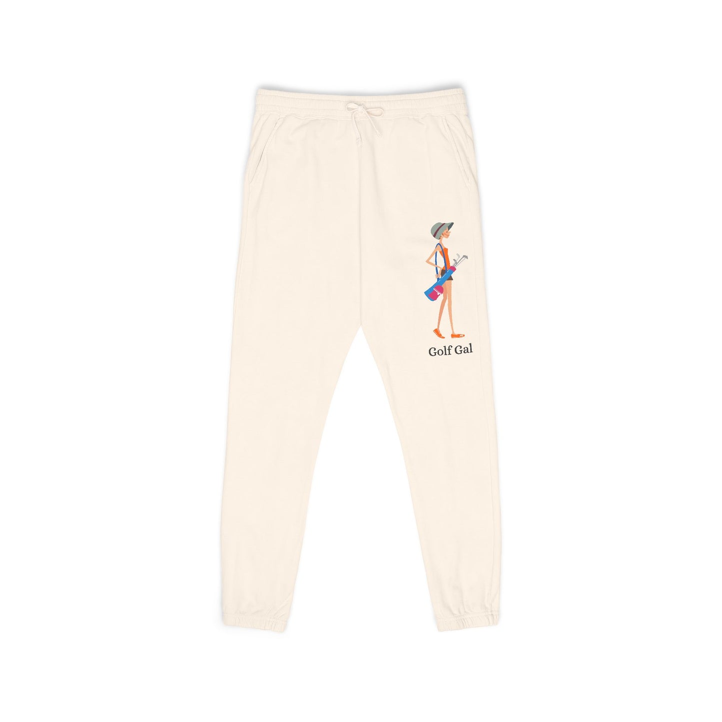 Golf Gal Garment-Dyed Fleece Sweatpants Poppy