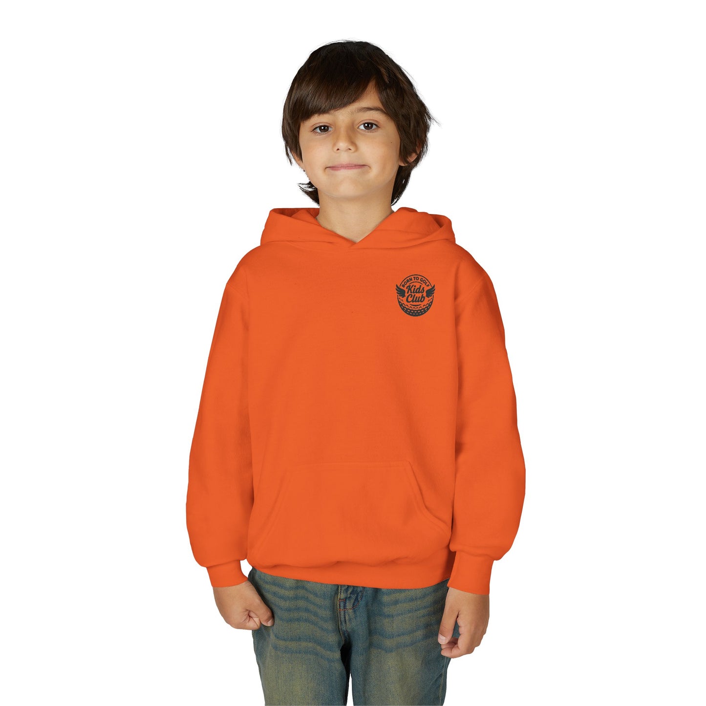 Club Eagle Born To Golf Youth Hoodie