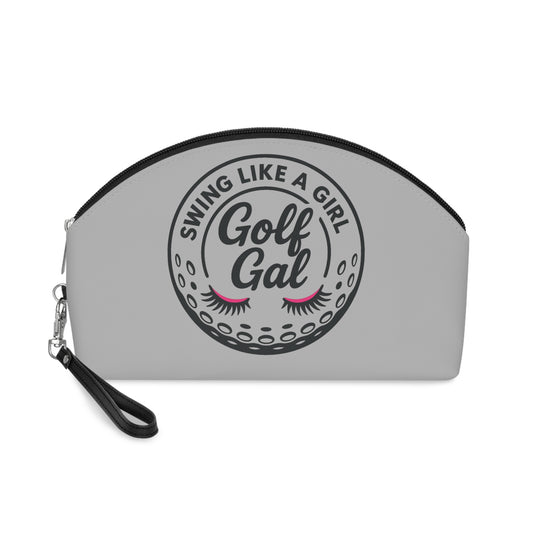 Grey Golf Gal Makeup Bag - Swing Like A Girl