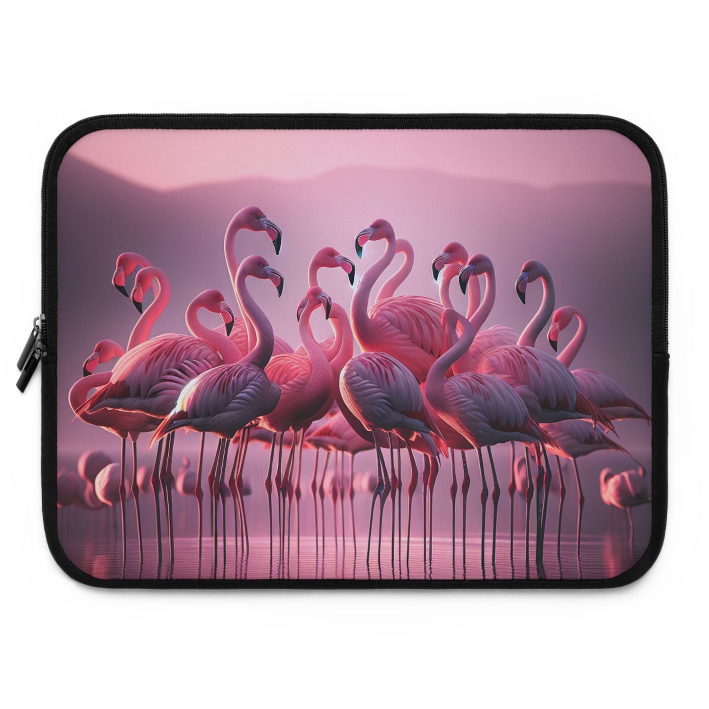 pink flamingos Laptop Sleeve