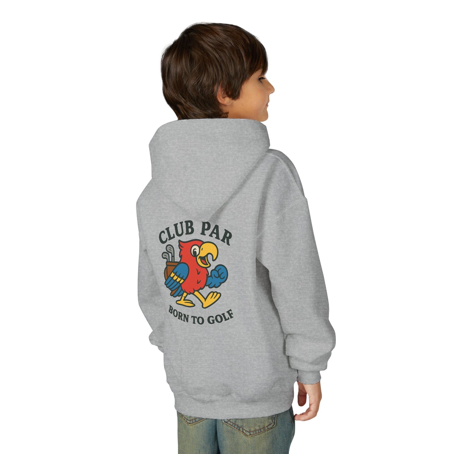 Club Par Born To Golf Youth Hoodie
