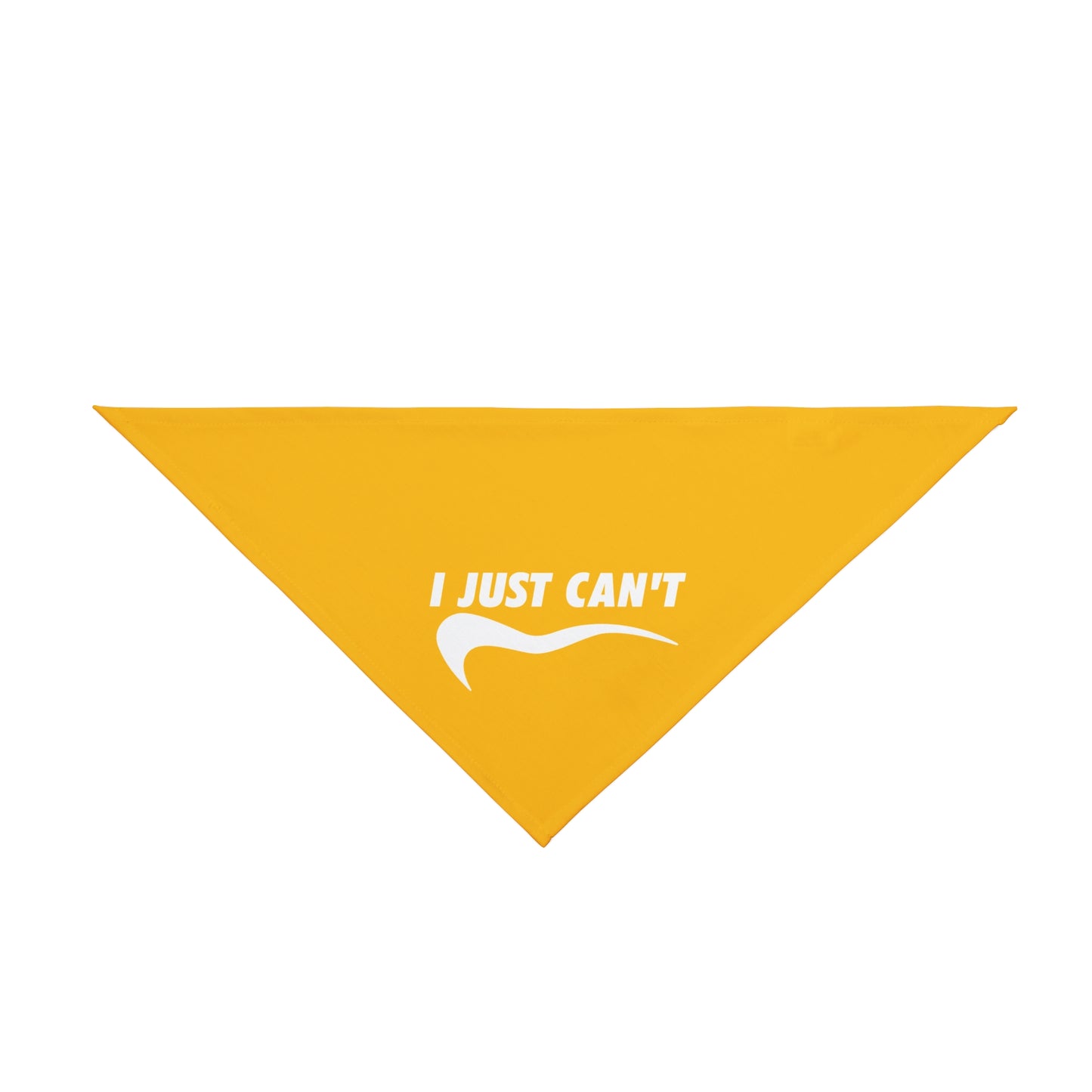 Yellow I just can't Pet Bandana