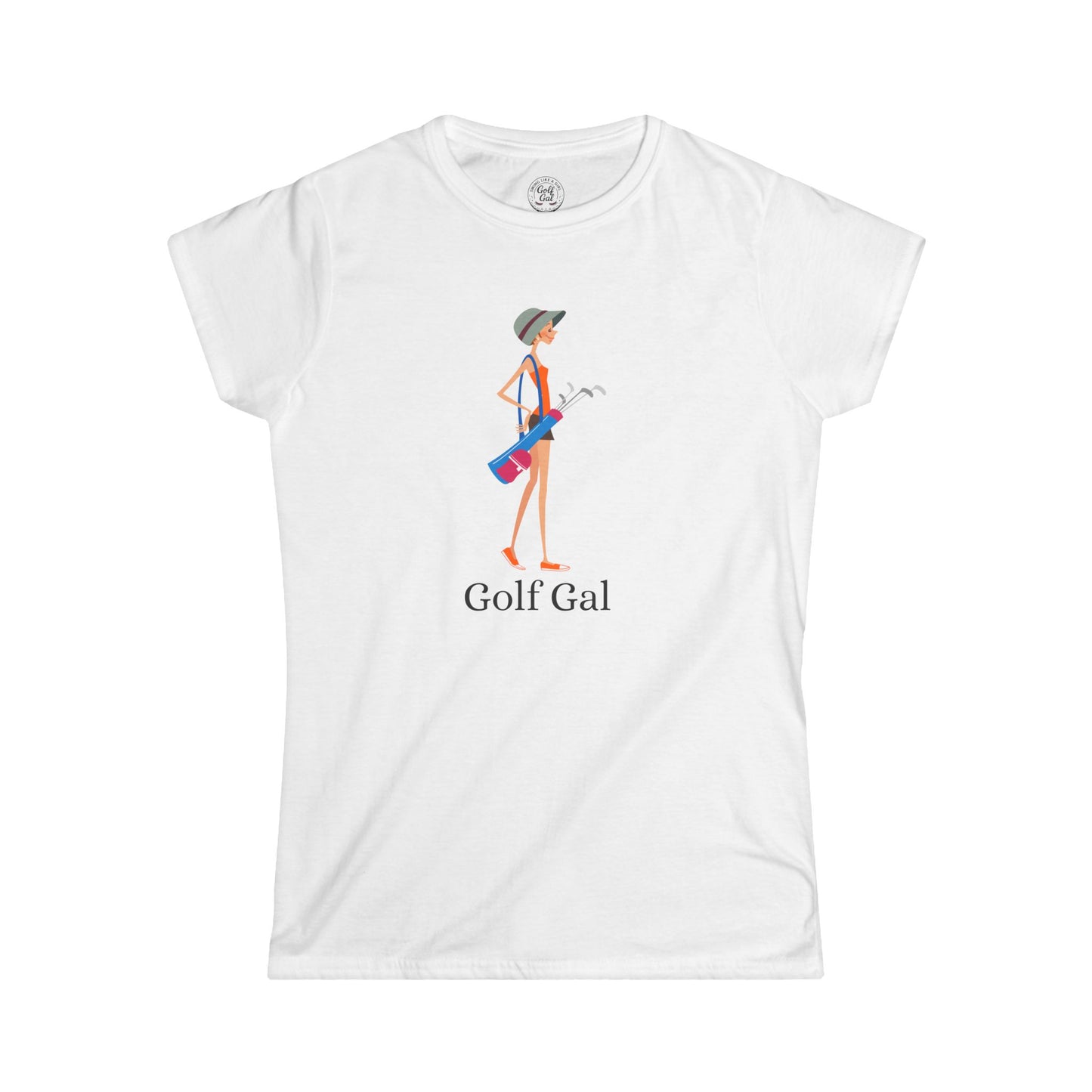 Golf Gal Women's Softstyle Tee Poppy