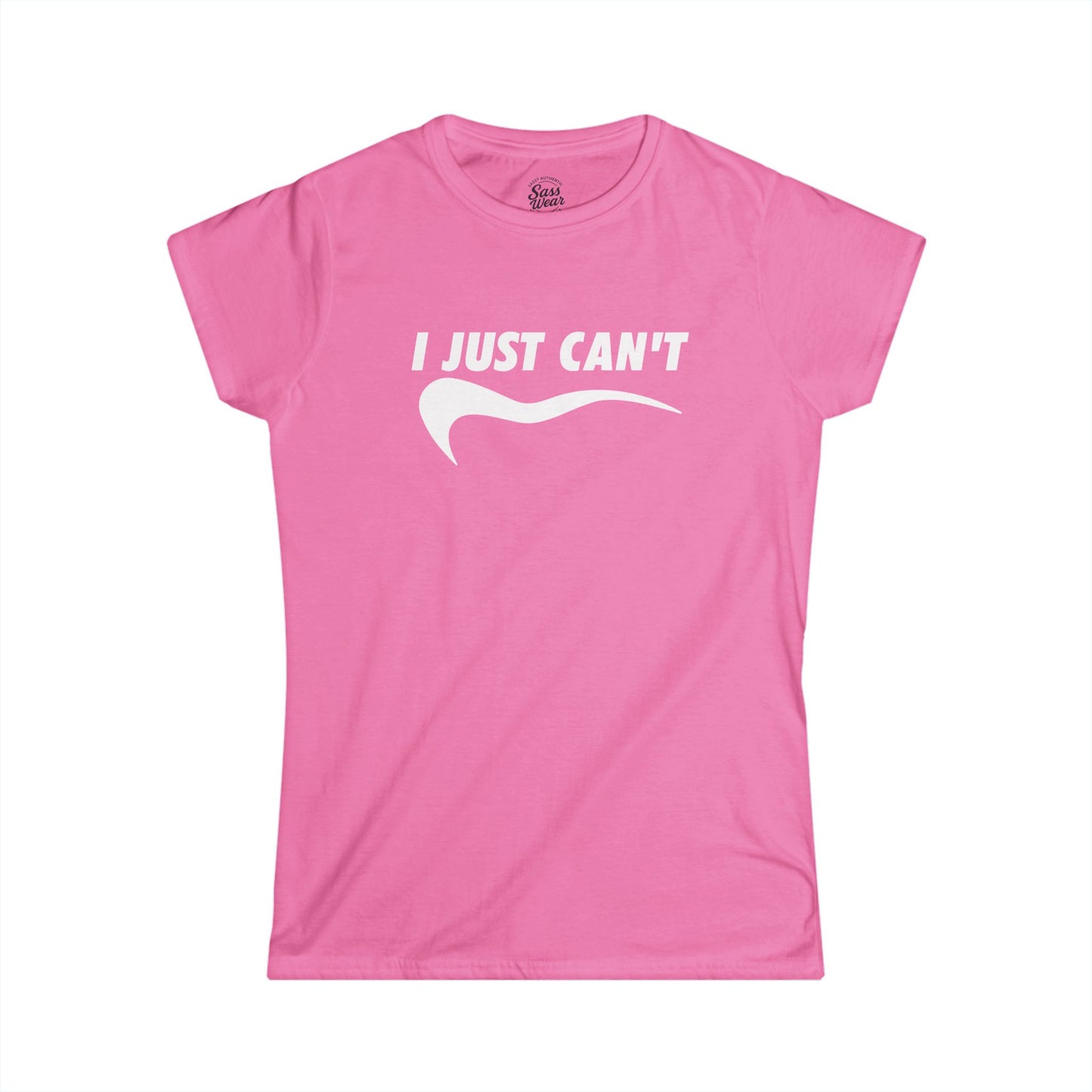 I just can't Women's Softstyle Tee