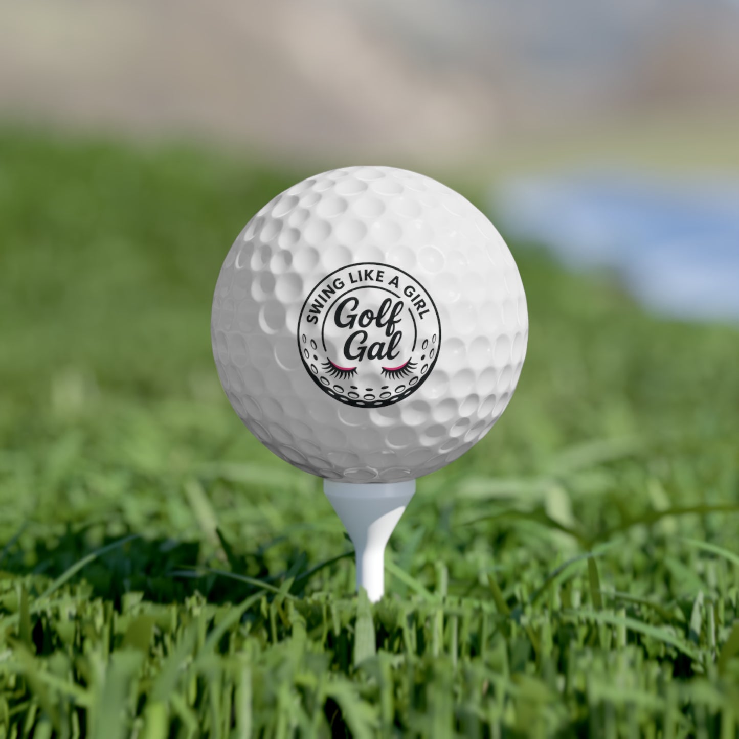 Swing Like A girl Golf Gal Golf Ball