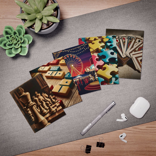 fun and games Greeting Cards (5-Pack)