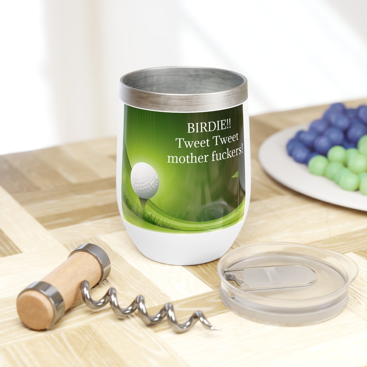 tweet tweet Wine Tumbler